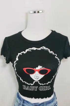Afrolicious Baby Girl Crop Top