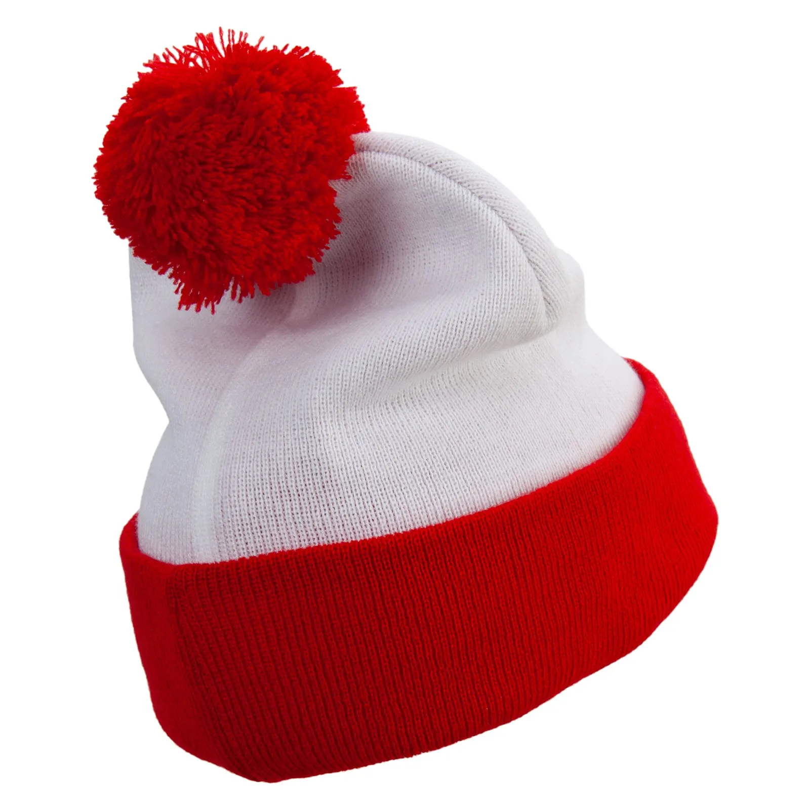 Ash Ketchum Poke Ball Embroidered Cuff Beanie