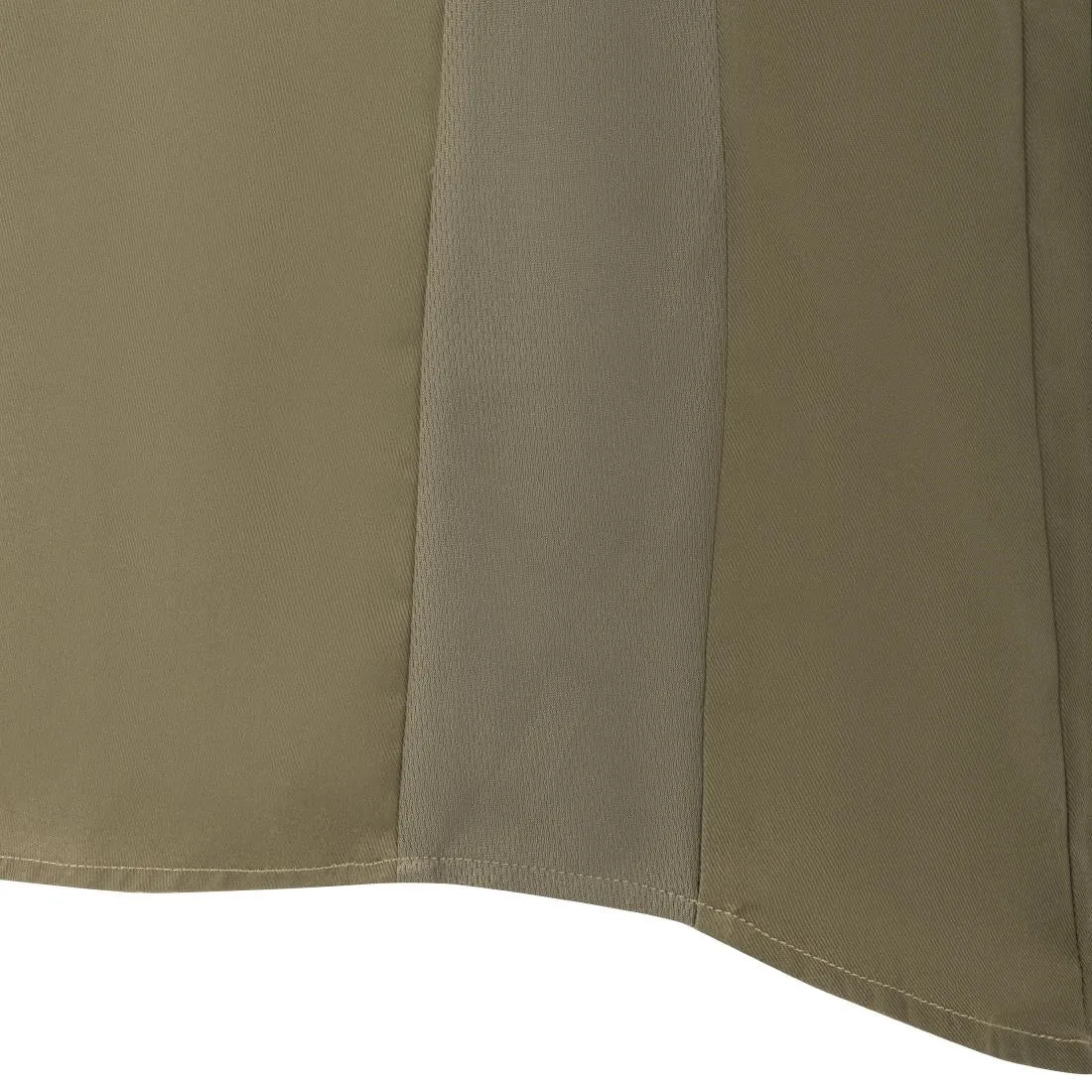 BA001-M Southside Band Collar Chef Jacket Khaki Size M