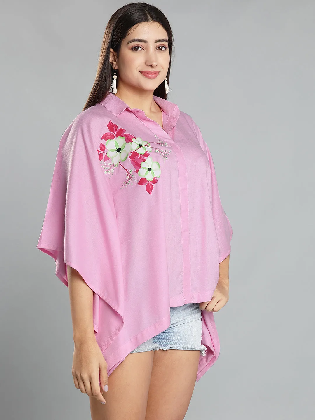 BabyPink Kaftan Top - Sakura