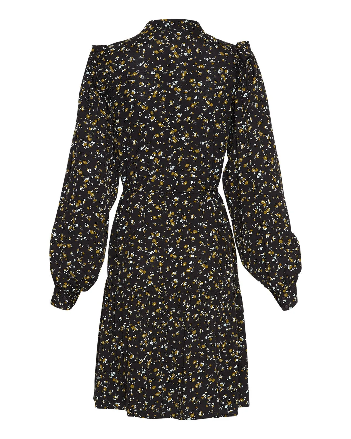 Bellaris Jalina Shirt Dress Aop - Black Flowers