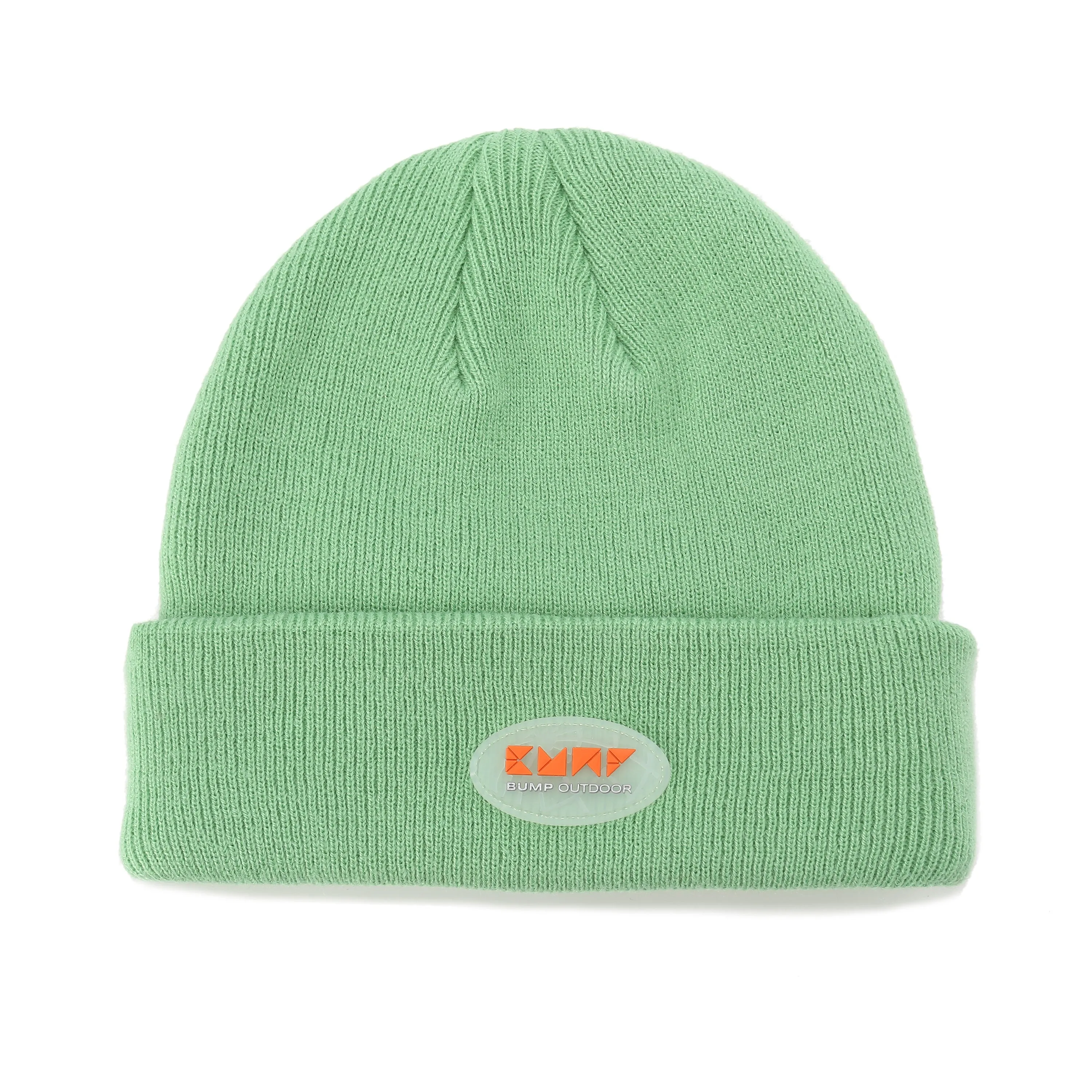 BUMP Knit Beanie Orange Stripes