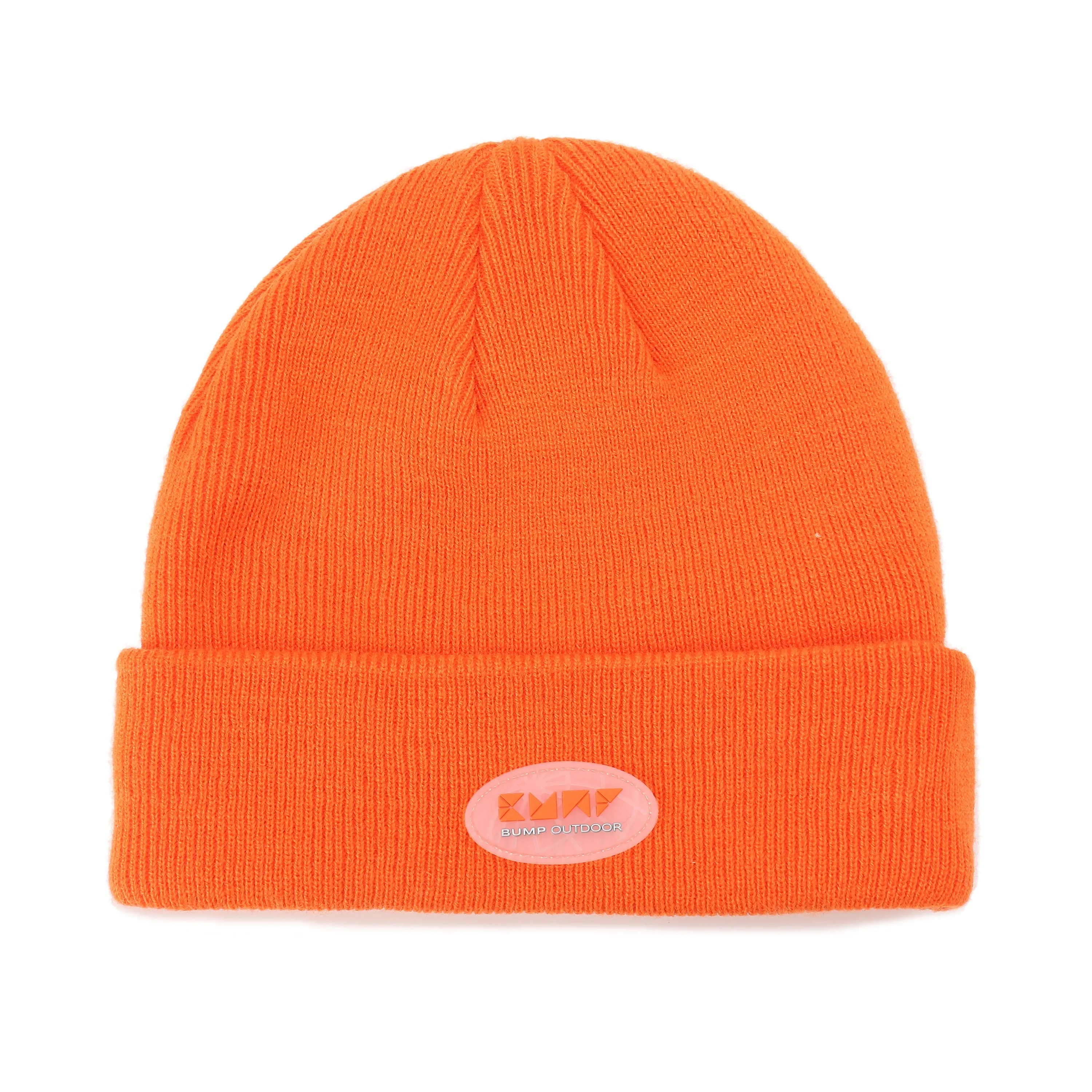 BUMP Knit Beanie Orange Stripes