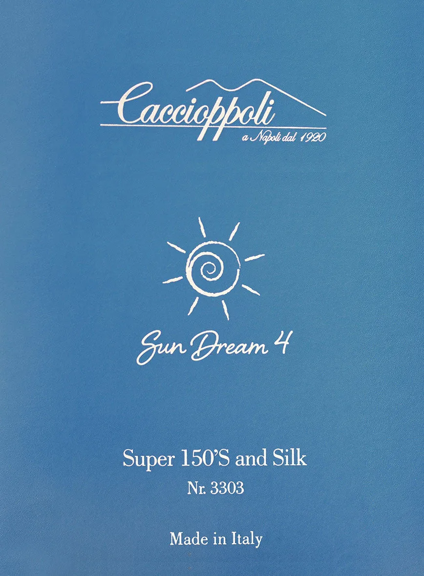 Caccioppoli Sun Dream Green Wool Silk Jacket