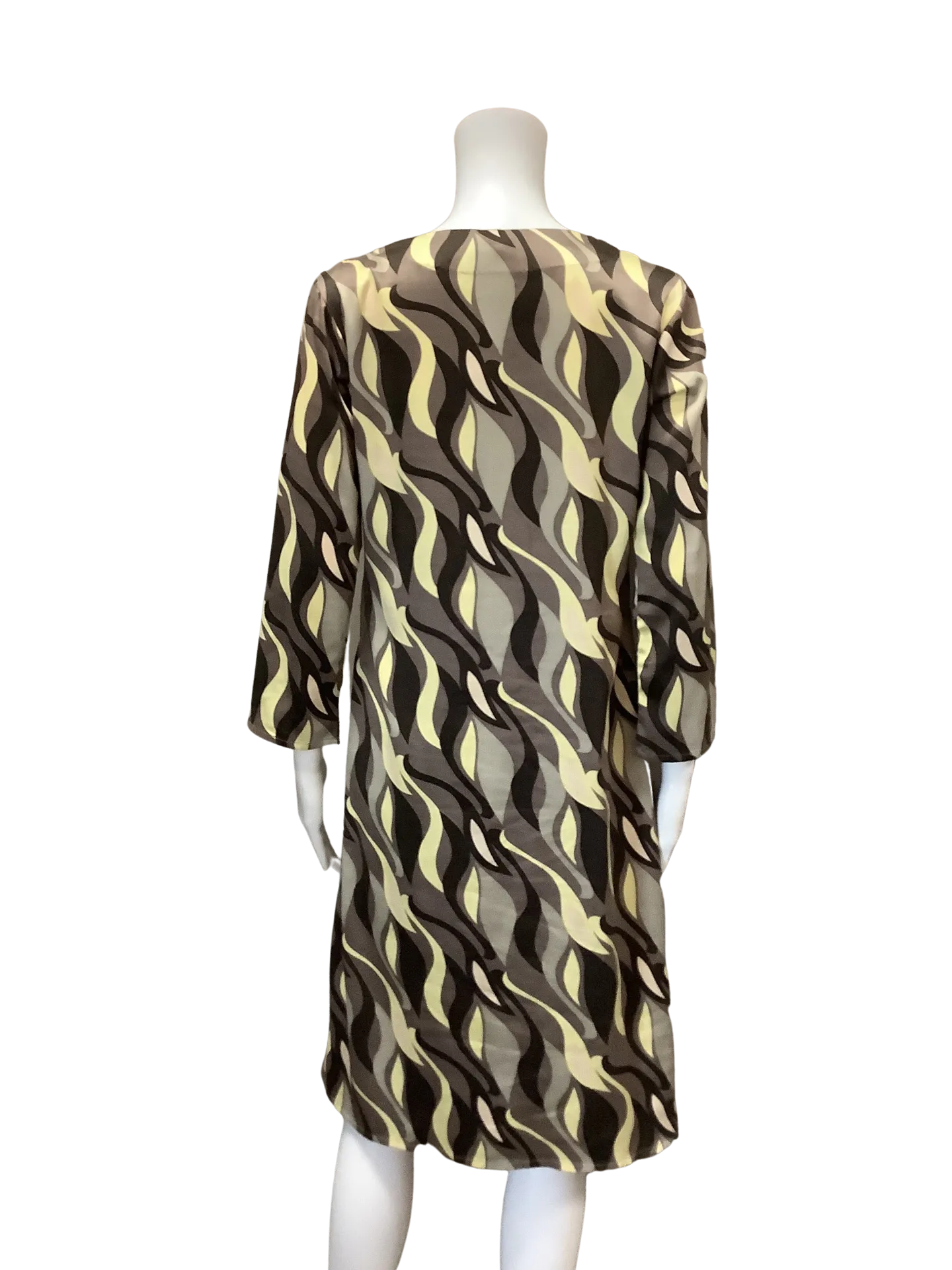 Chan Luu Womens Dress Multi Print Midi Size: M