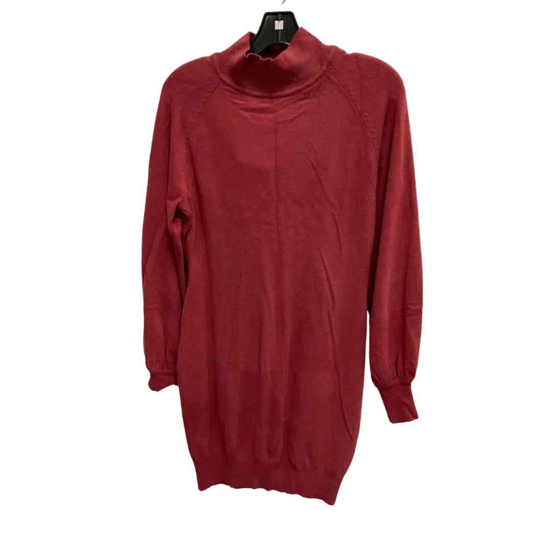Dress Sweater By Clothes Mentor In Red, Size: L