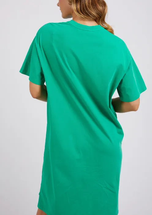 Foxwood Simplified Tee Dress - Bright Green