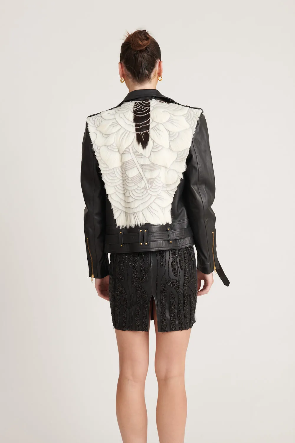 Harley Rafaela Leather Biker - Black