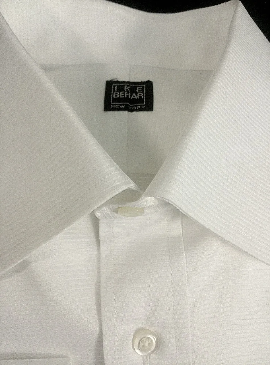 Ike Behar White FC- Formal/ Dress Shirt- size 16.5x34