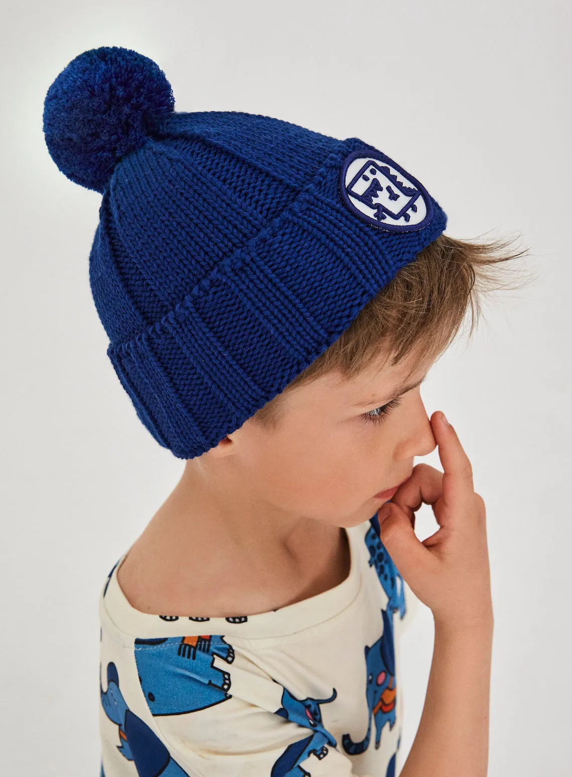 Kukukid Merino Hat - Colbalt