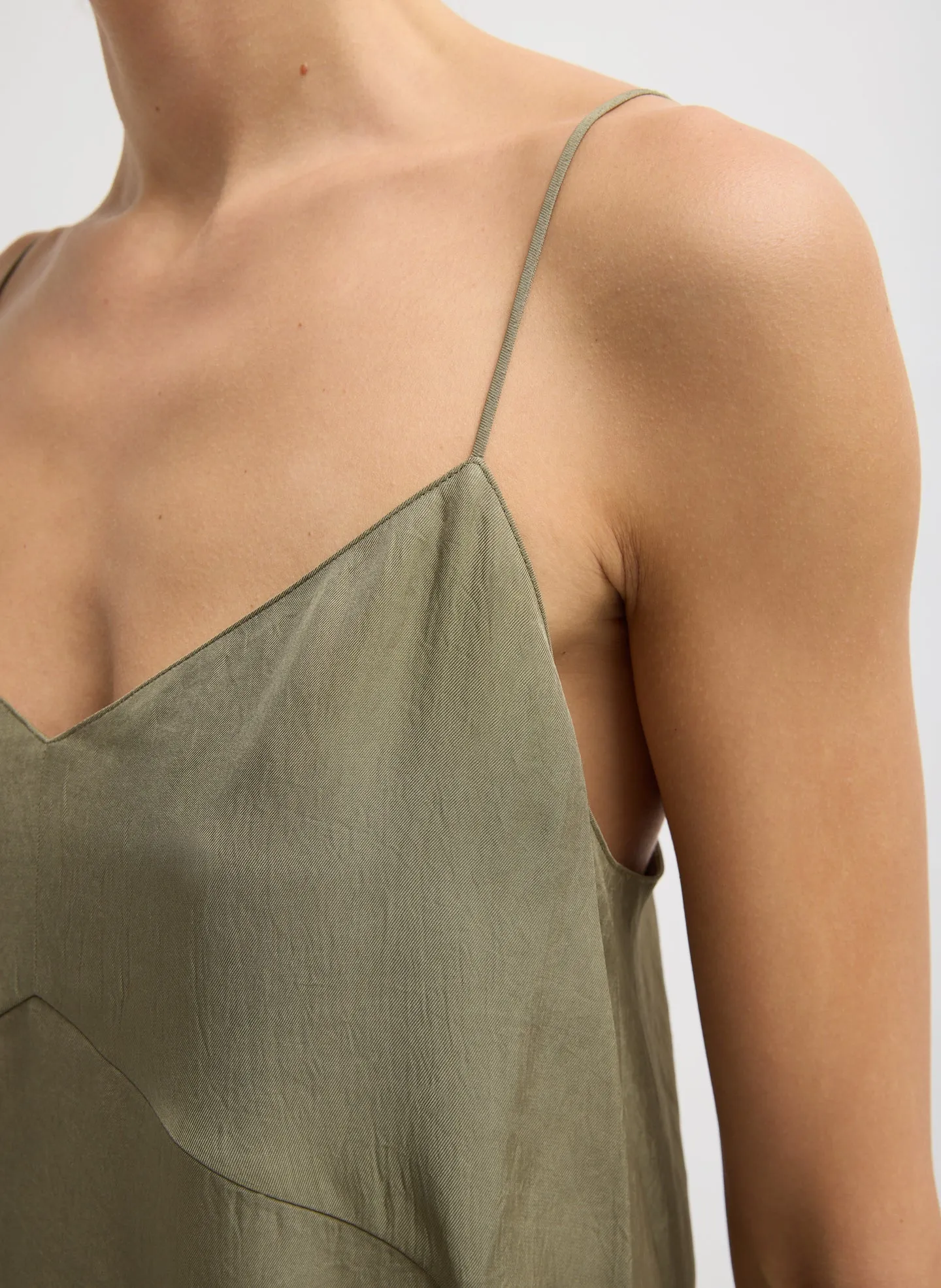 Lace Applique Slip Dress