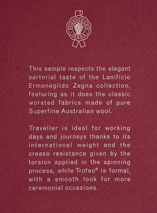 Lanificio Zegna Traveller Black Wool Jacket