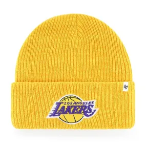 Los Angeles Lakers - Yellow Brain Freeze Cuff Knit Hat, 47 Brand