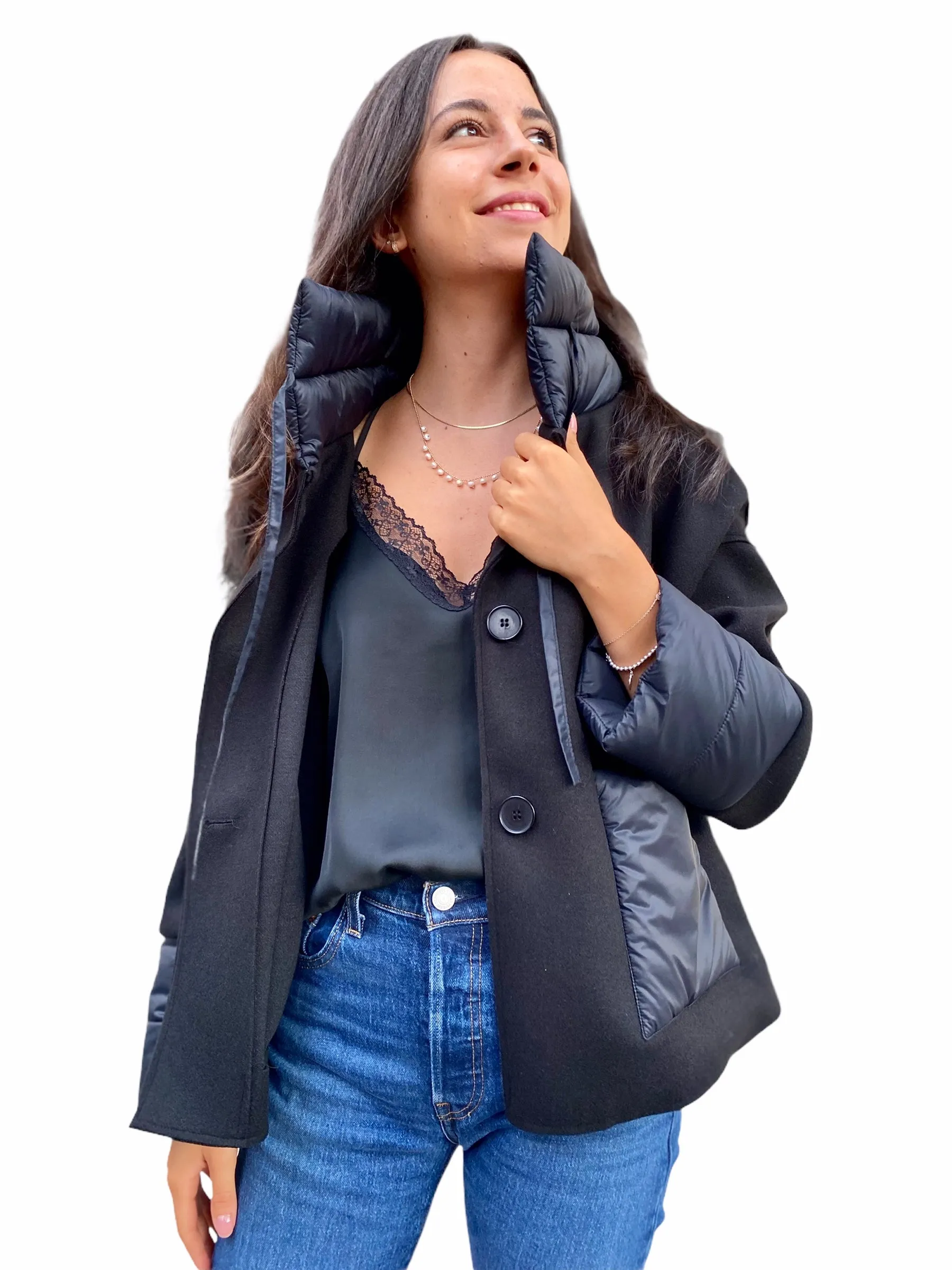 Maryley black short jacket