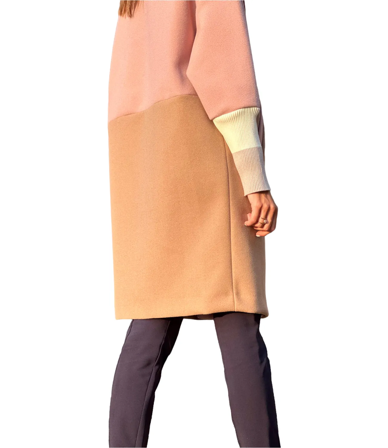 Maryley camel/ pink jacket