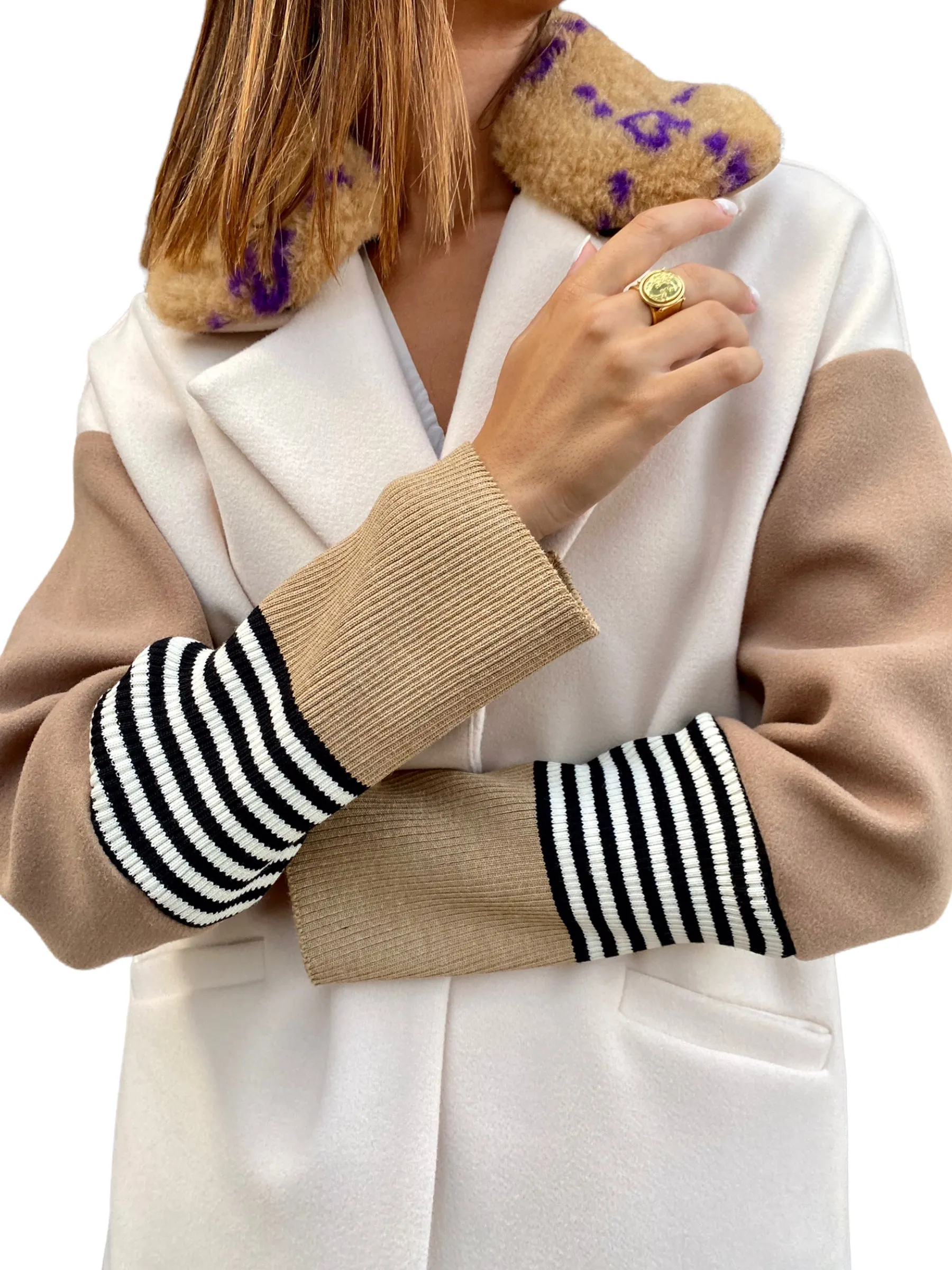 Maryley milk/ camel jacket