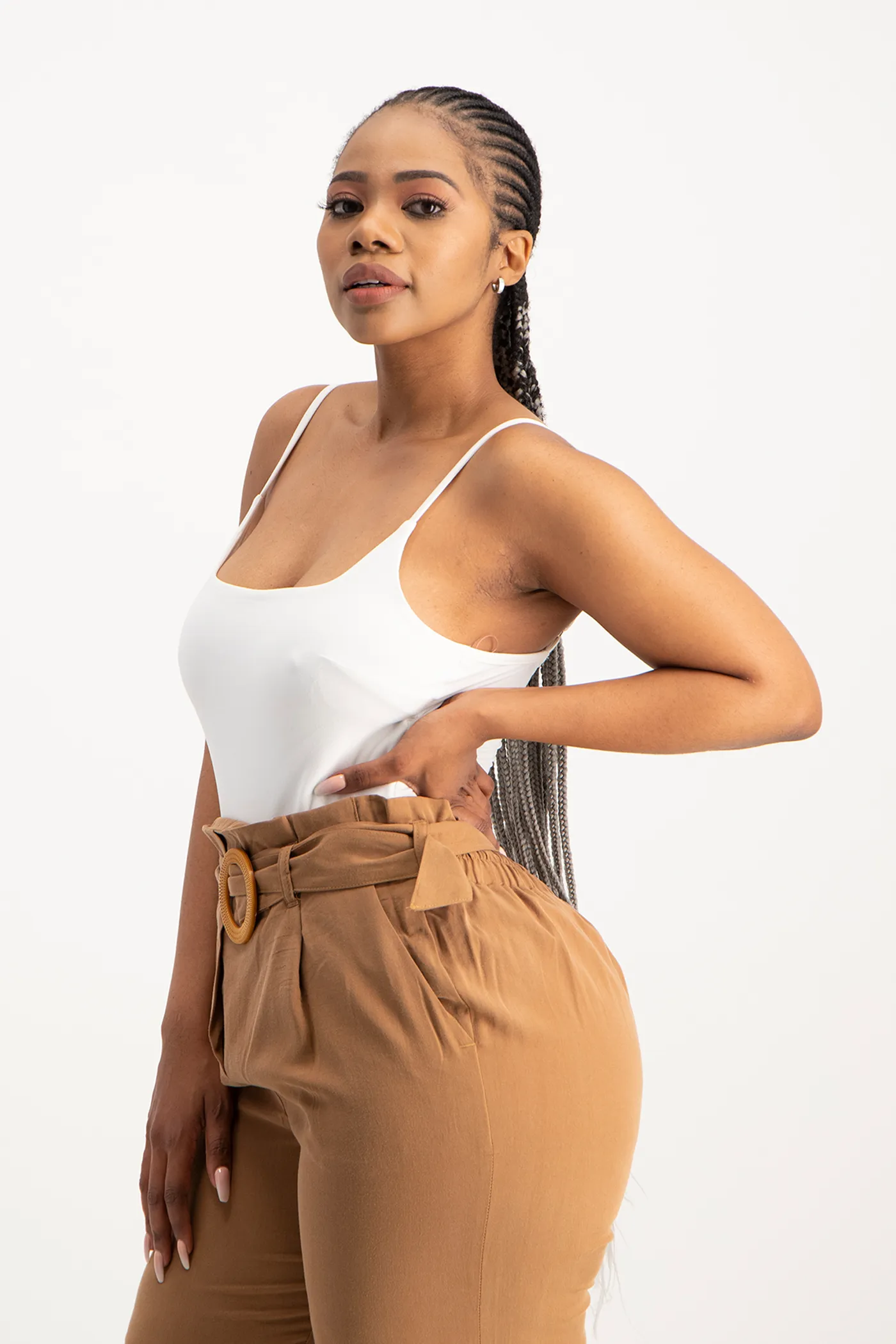 Mindy Strappy Bodysuit - White
