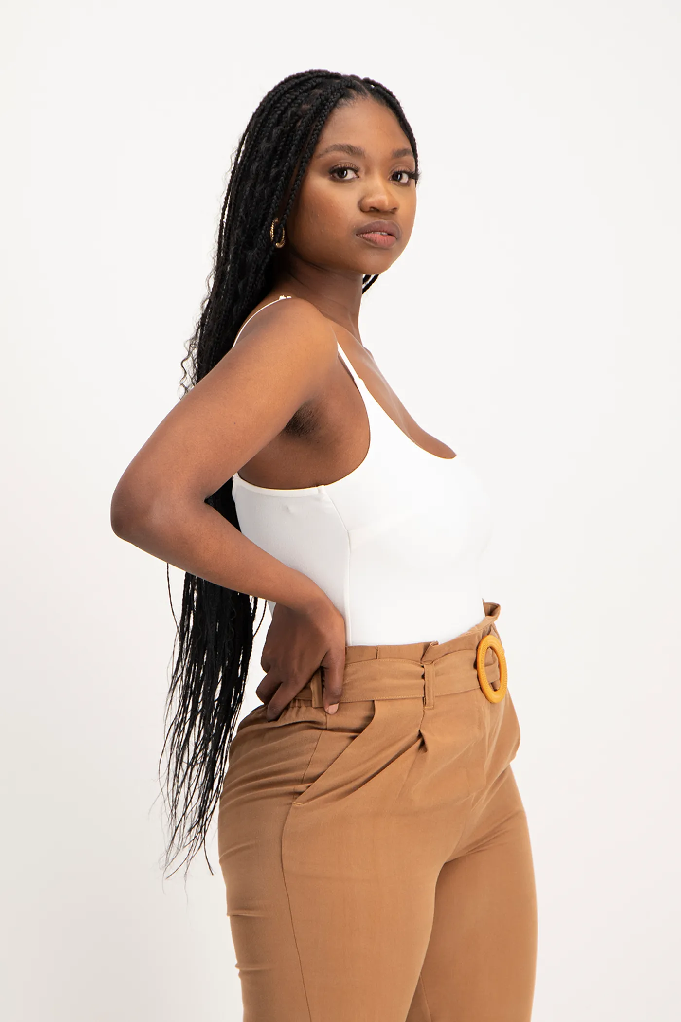 Mindy Strappy Bodysuit - White