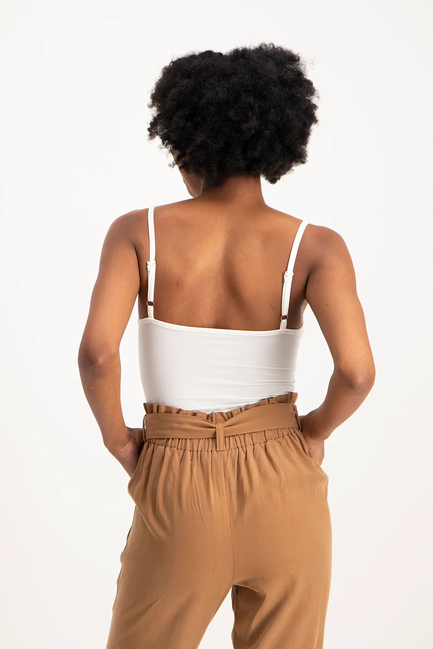 Mindy Strappy Bodysuit - White