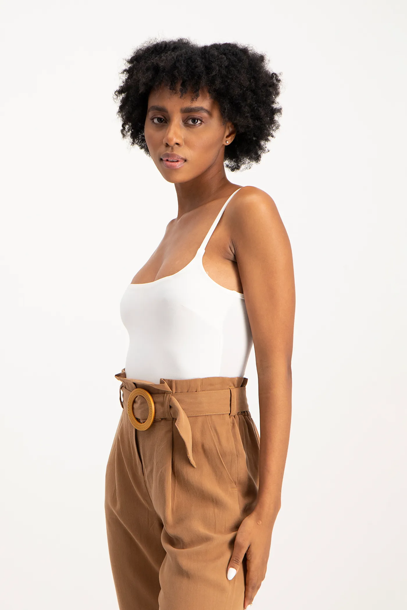 Mindy Strappy Bodysuit - White