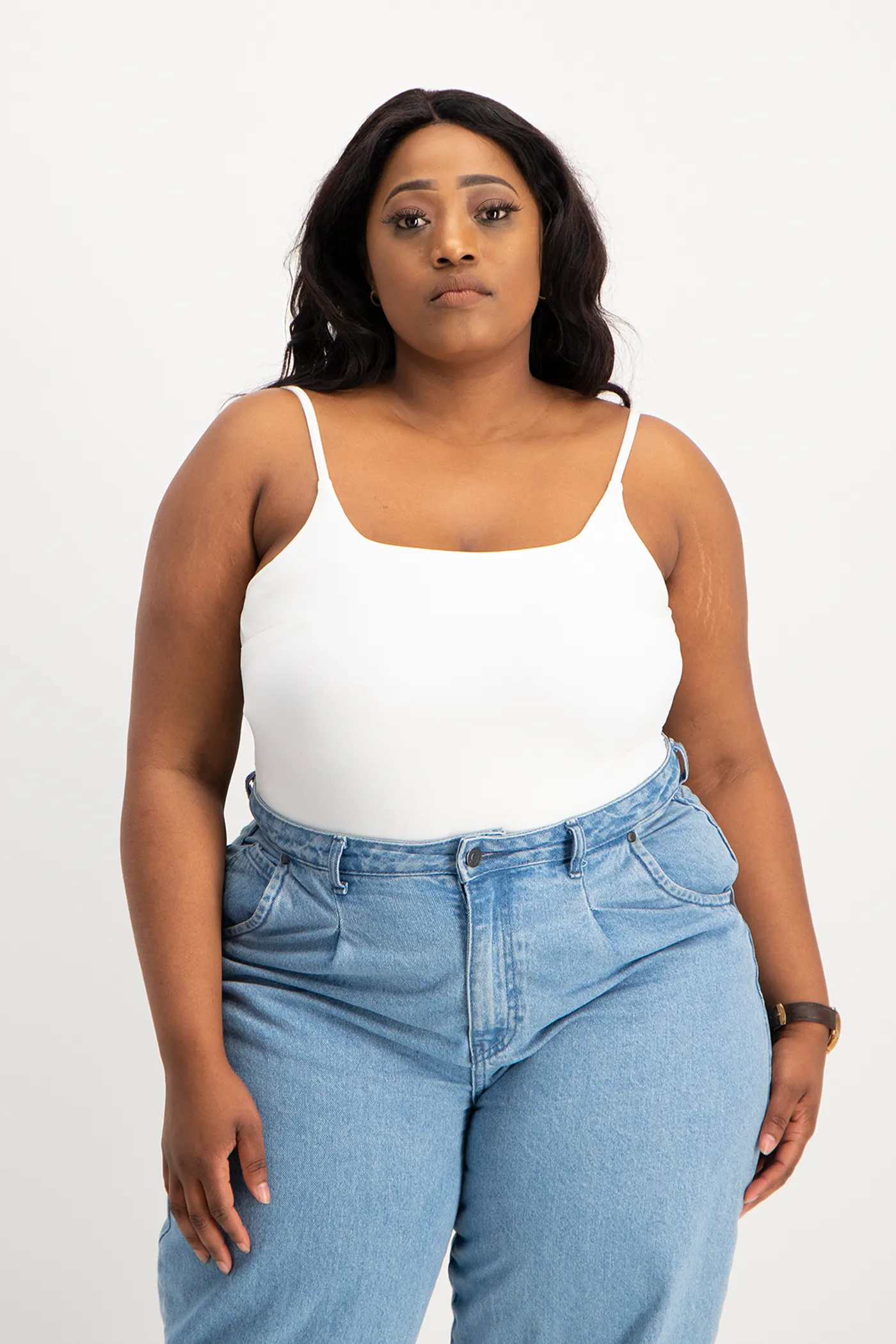 Mindy Strappy Bodysuit - White