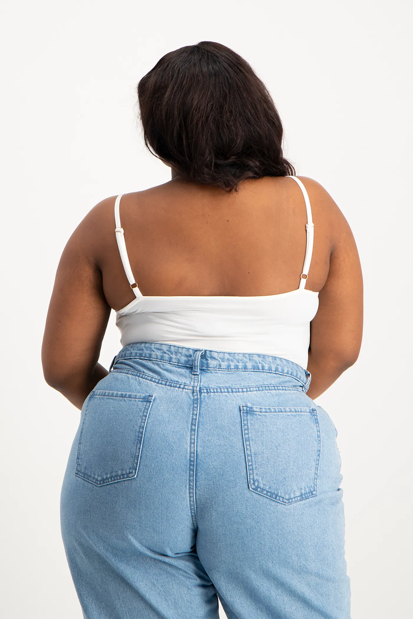 Mindy Strappy Bodysuit - White