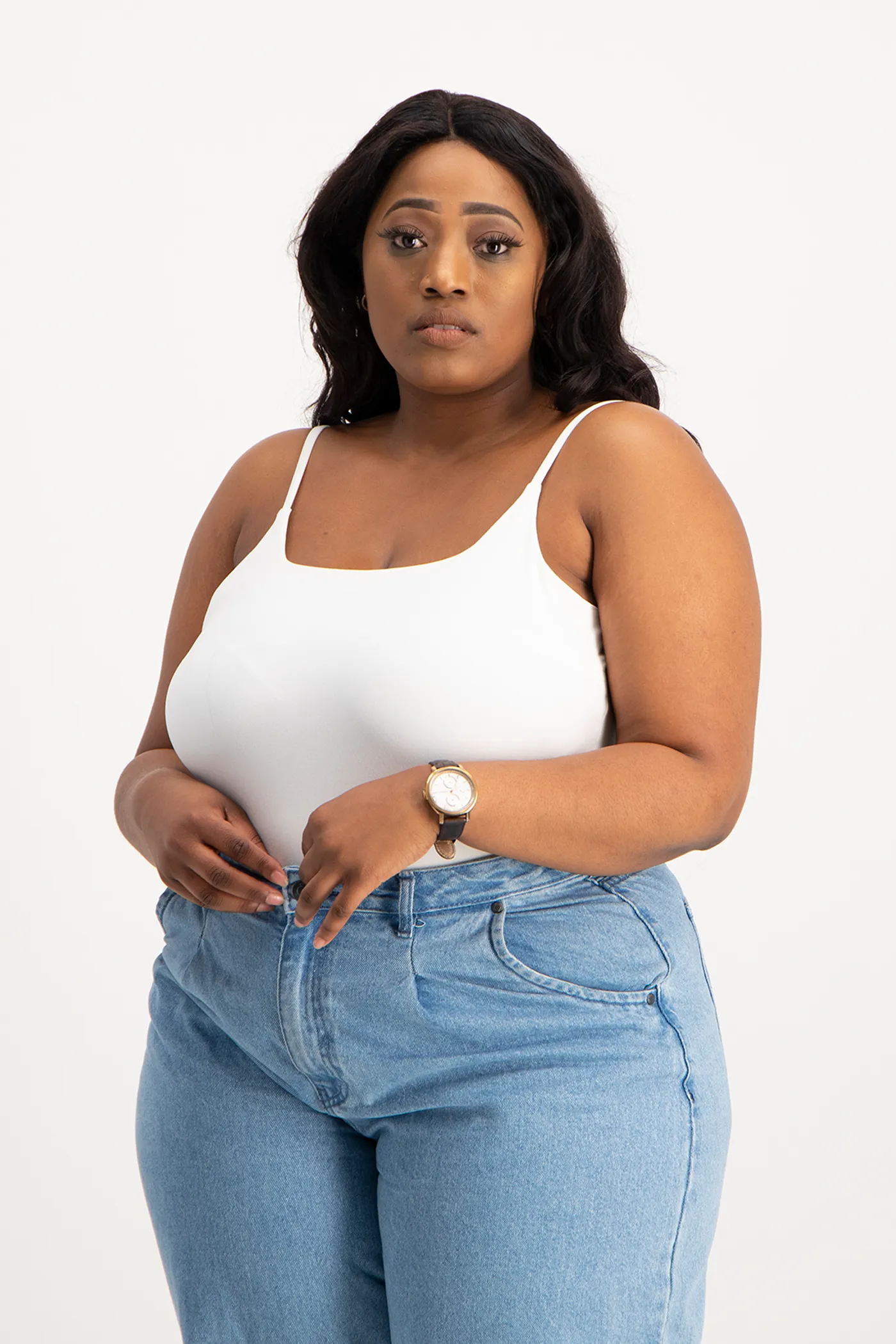 Mindy Strappy Bodysuit - White