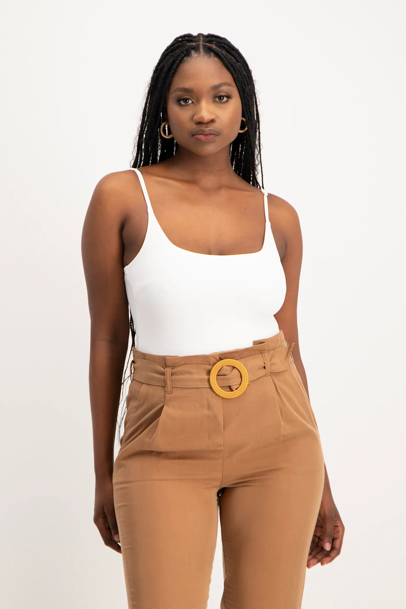 Mindy Strappy Bodysuit - White