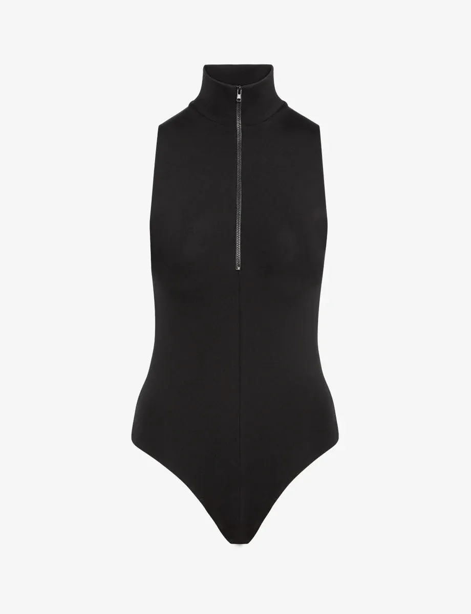 Neoprene Zip-Front Bodysuit