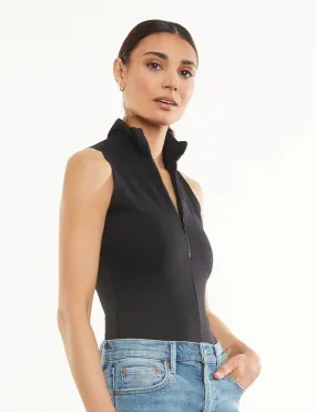 Neoprene Zip-Front Bodysuit