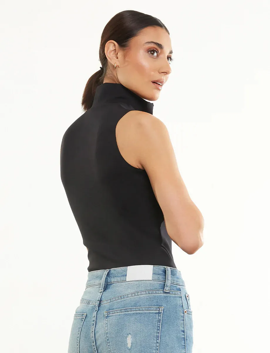 Neoprene Zip-Front Bodysuit
