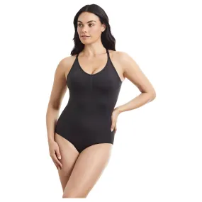No Side Show Foam Cup Shaping Bodysuit-Black