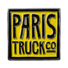 Paris Truck Co. Hipster Logo Pin, 1.25"