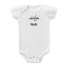 Personalized Washington Capitals Bodysuit