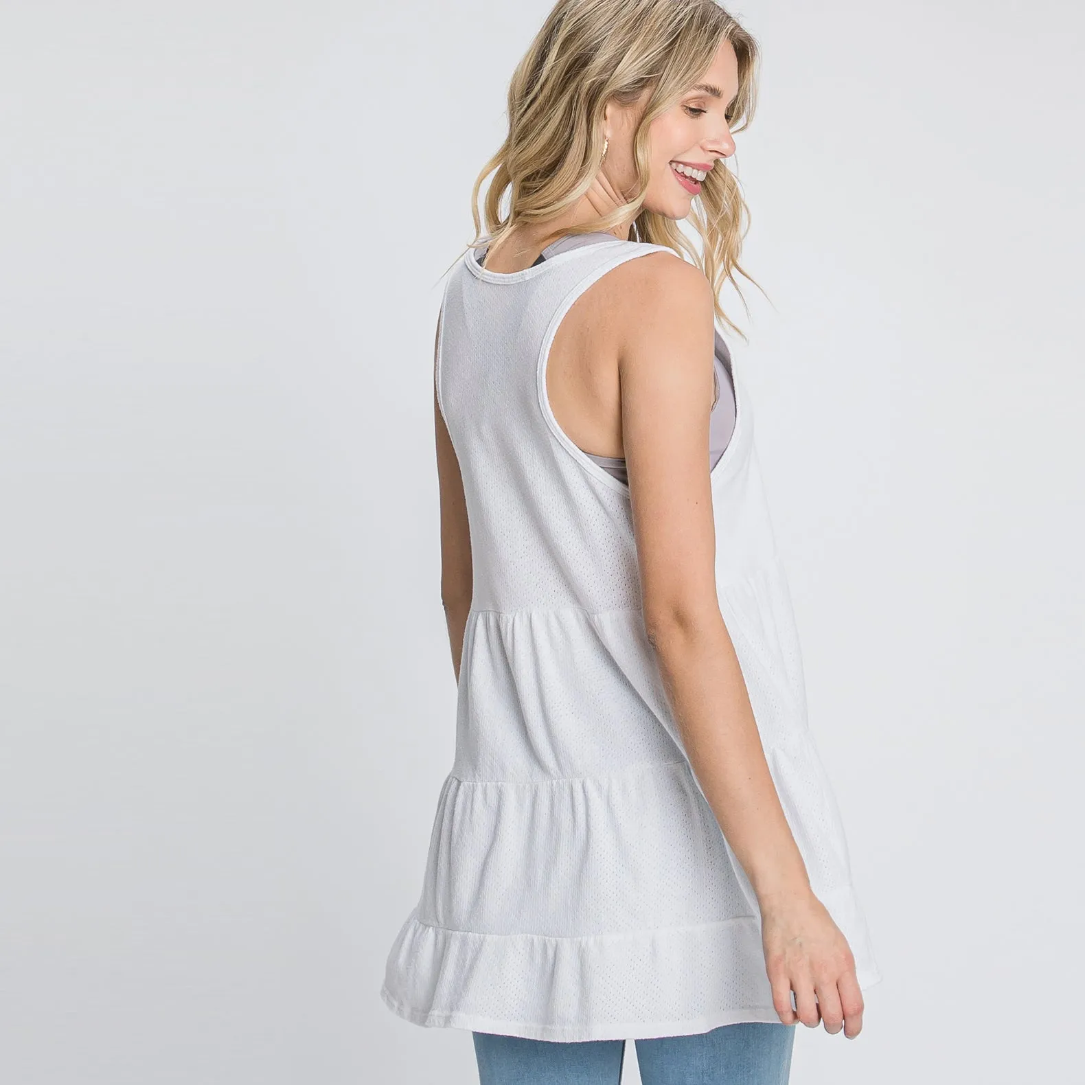 Racer Back Tiered Top