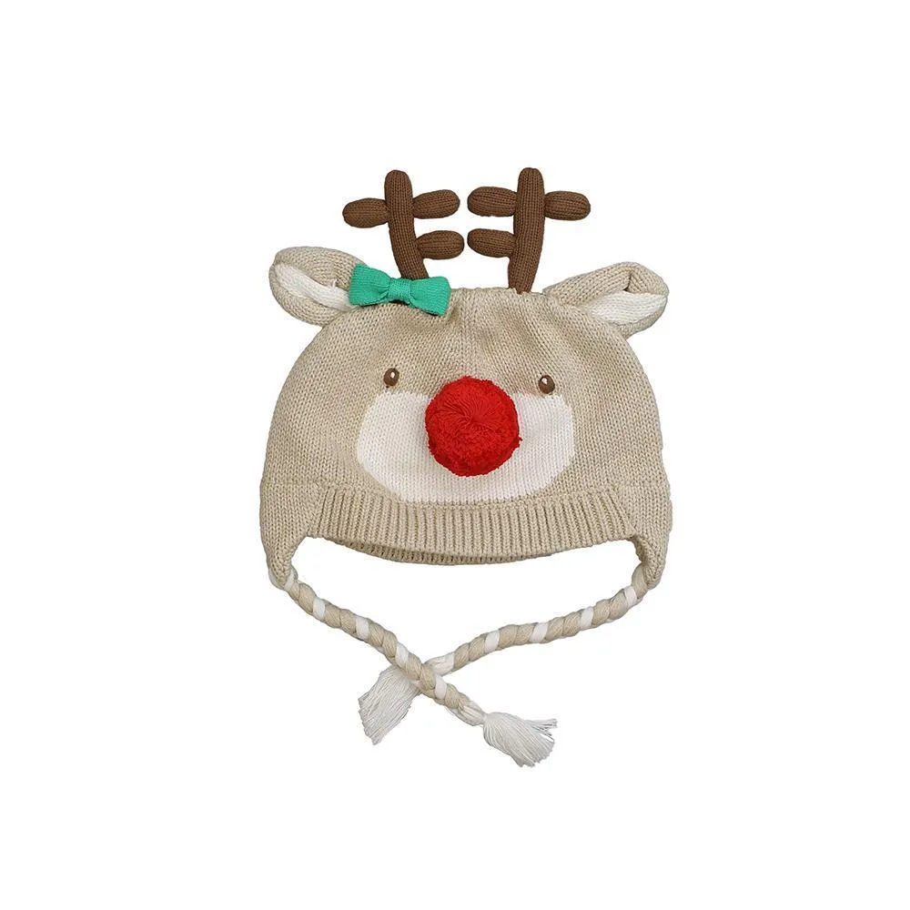 Reindeer Knit Hat
