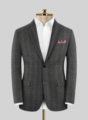 Scabal Azel Black Wool Jacket