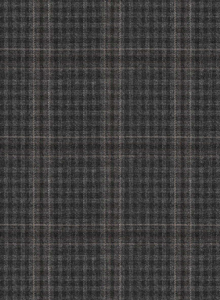 Scabal Azel Black Wool Jacket