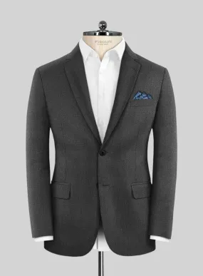 Scabal Dark Charcoal Wool Jacket