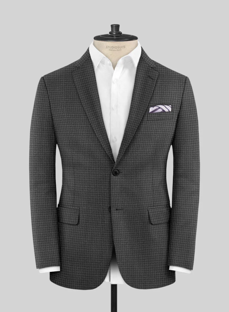 Scabal Guroa Black Wool Jacket