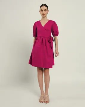 The Inzai Berry Cotton Dress