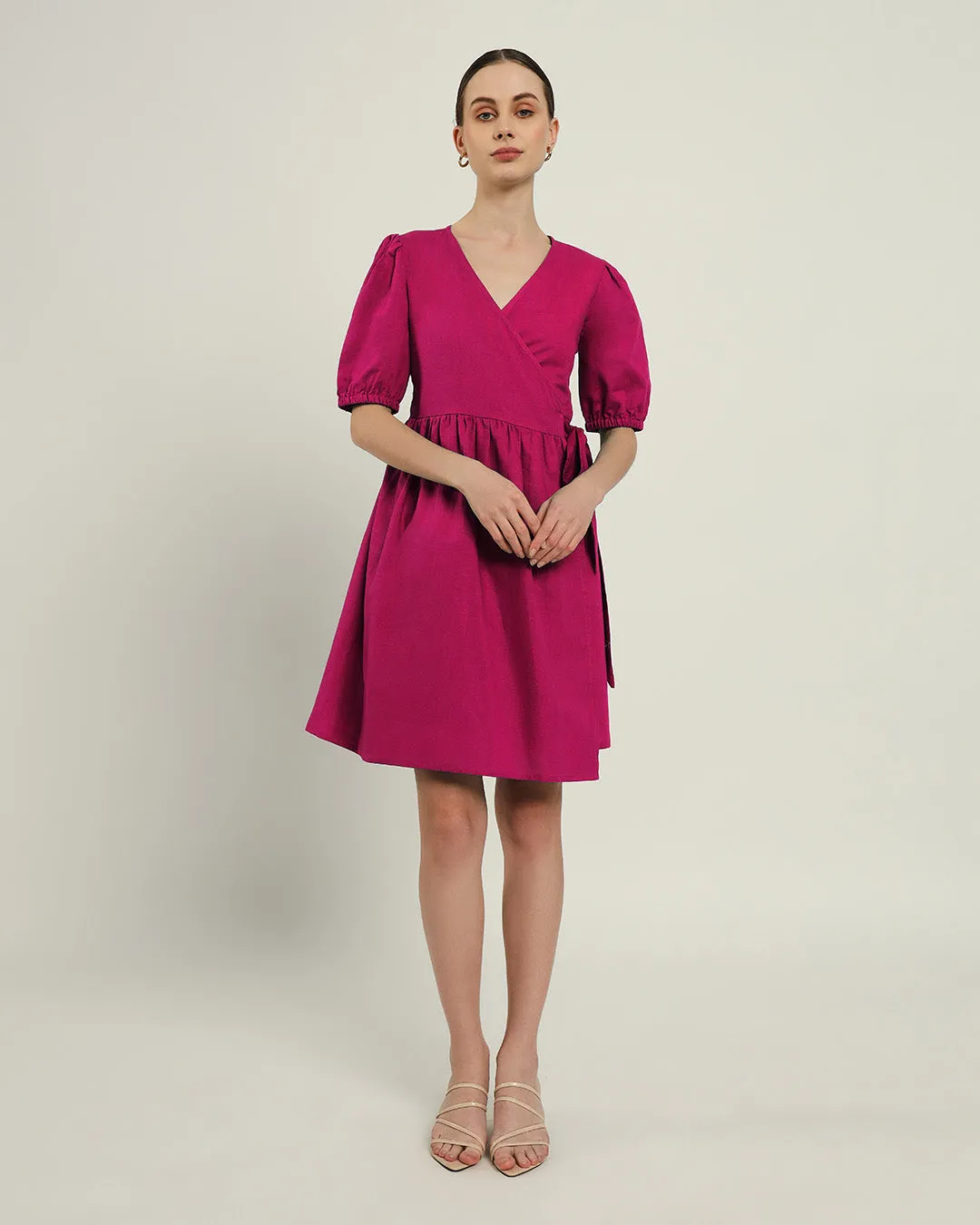 The Inzai Berry Cotton Dress