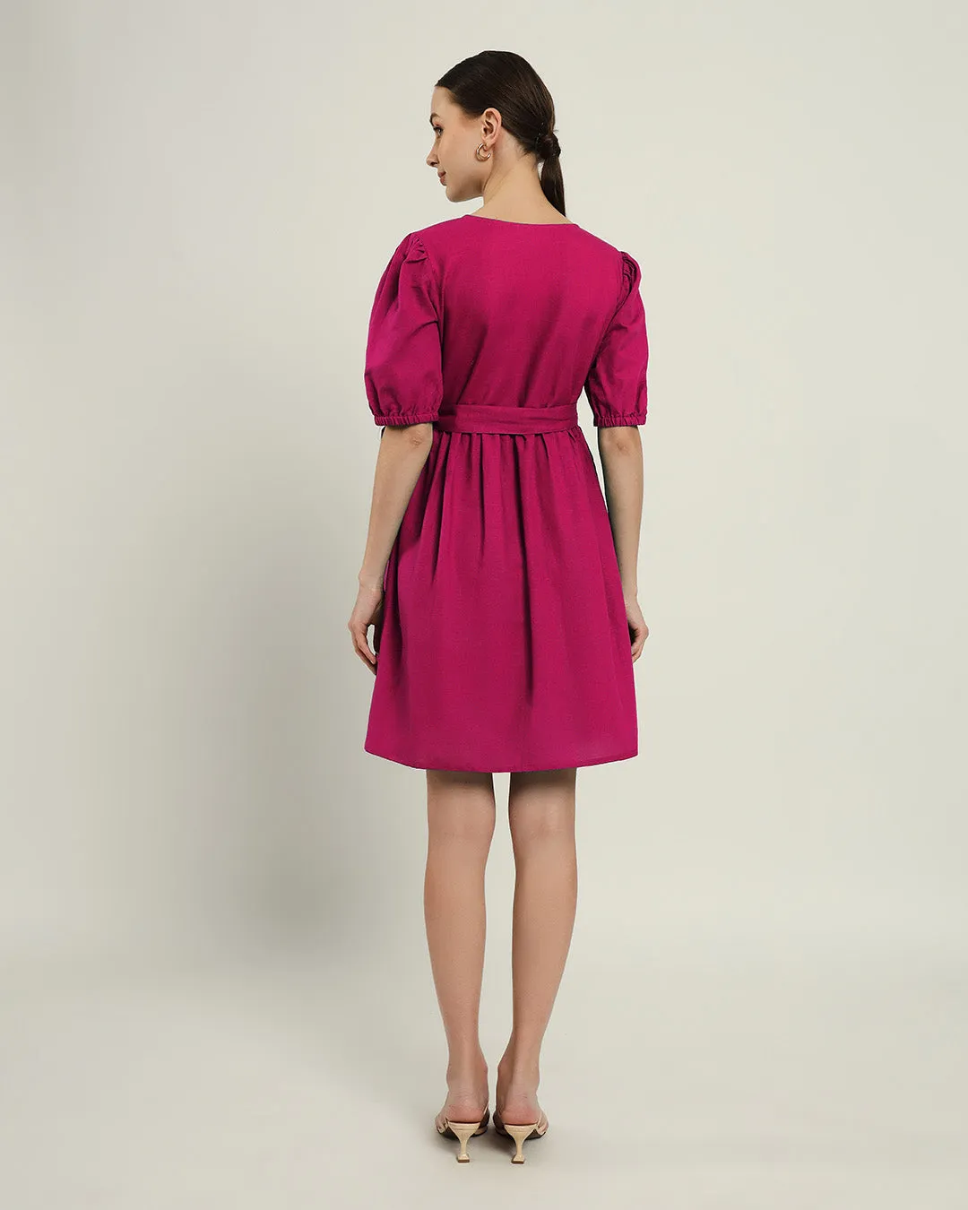 The Inzai Berry Cotton Dress