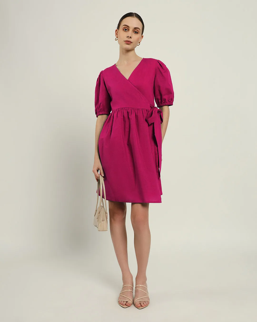 The Inzai Berry Cotton Dress