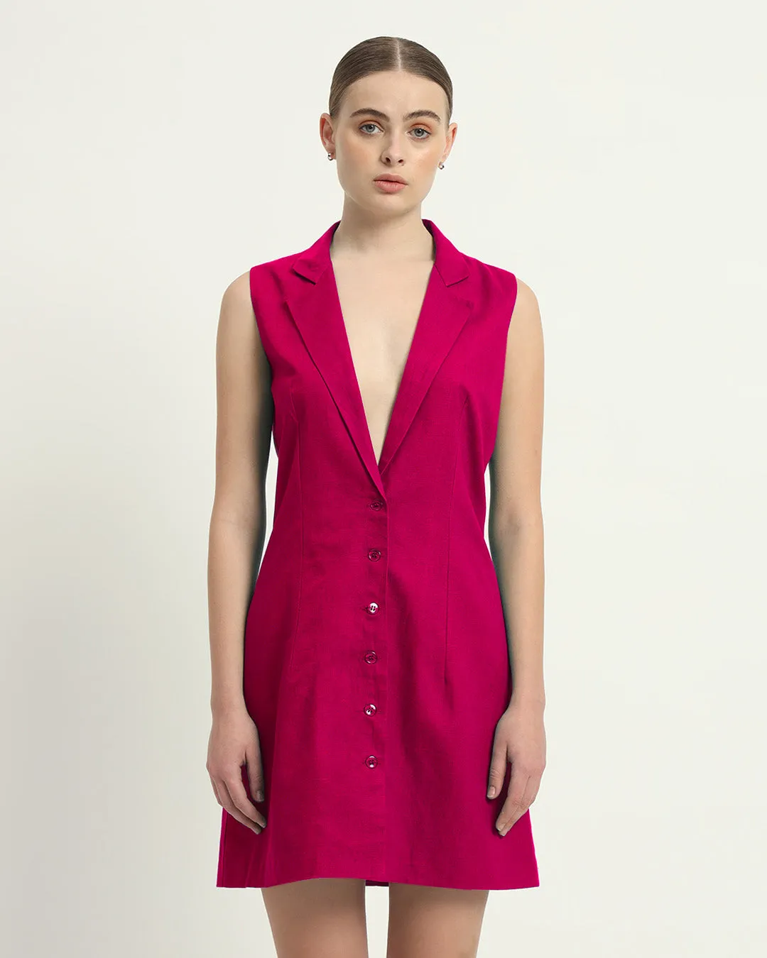 The Vernon Berry Cotton Dress