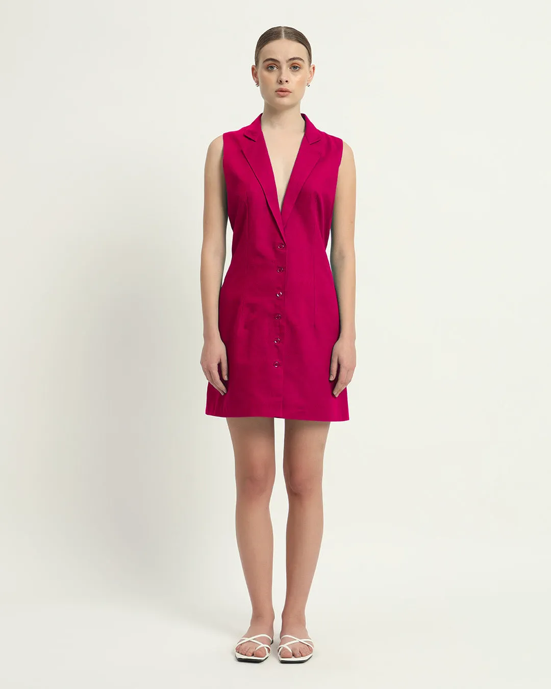 The Vernon Berry Cotton Dress