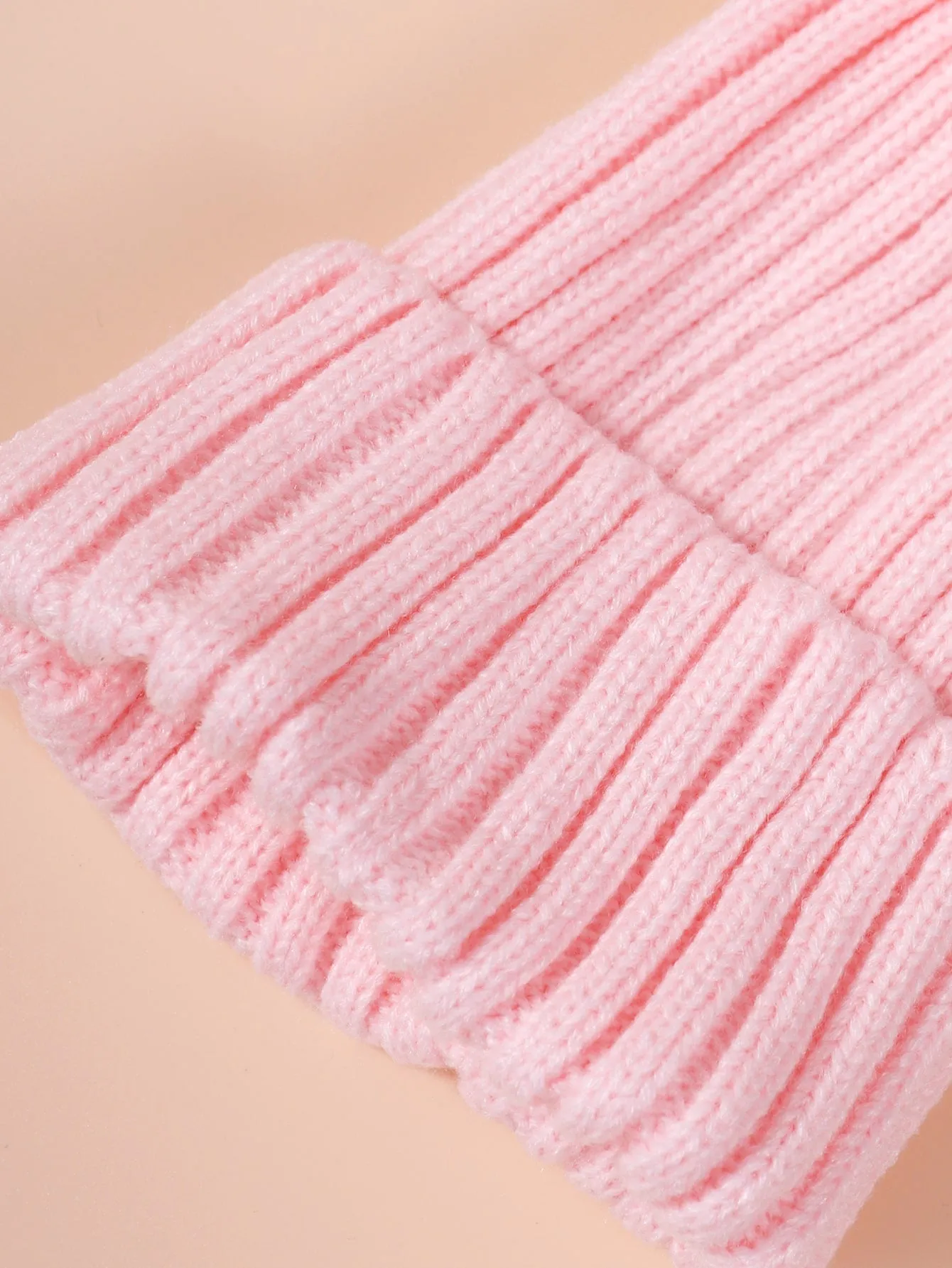 Toddler Girls Pom Pom Knit Hat