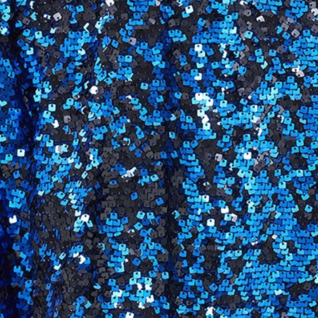 Two Tone Sequin Bomber Jacket