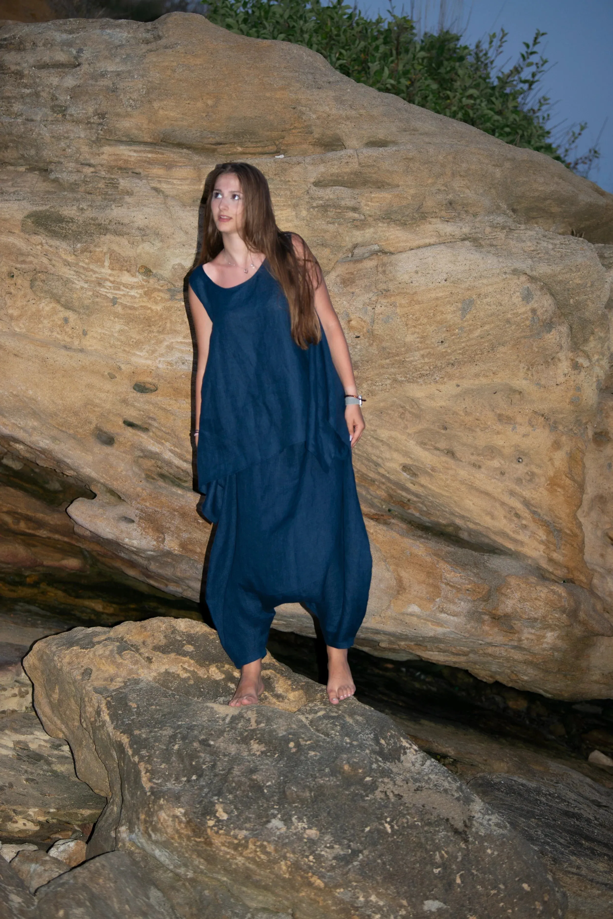 VIOLET Linen Top