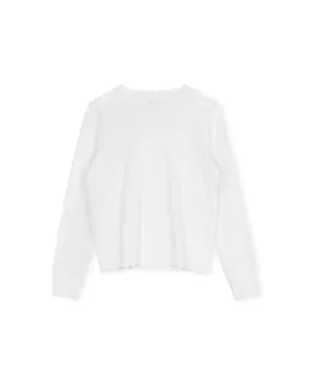 Waved Edged Crew Neck